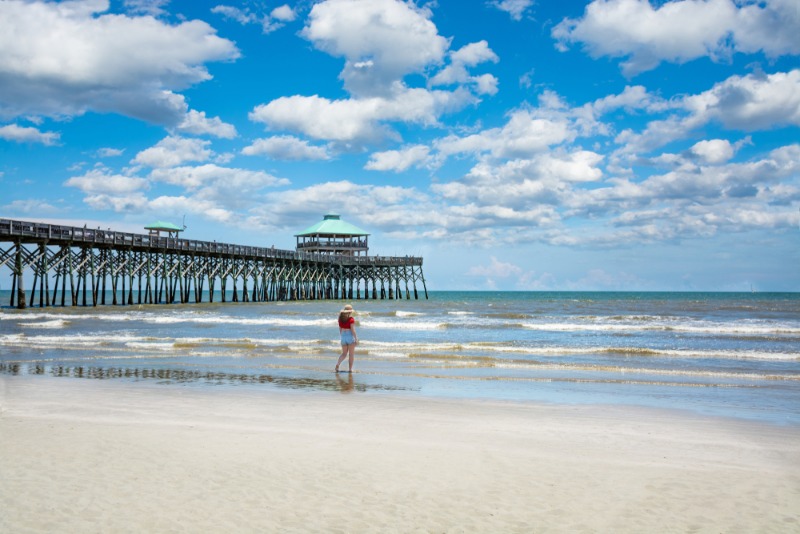 Charleston Beaches: A beautiful view of one of the many beaches near Charleston, SC.